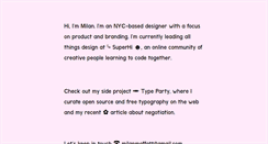 Desktop Screenshot of milanmoffatt.com