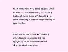 Tablet Screenshot of milanmoffatt.com